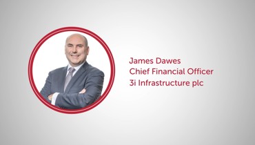 Portrait of James Dawes, CFO of 3i Infrastructure plc