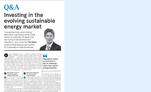 Investing In The Evolving Sustainable Energy Image Dark Blue