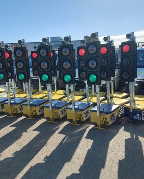 Temporary Traffic Lights
